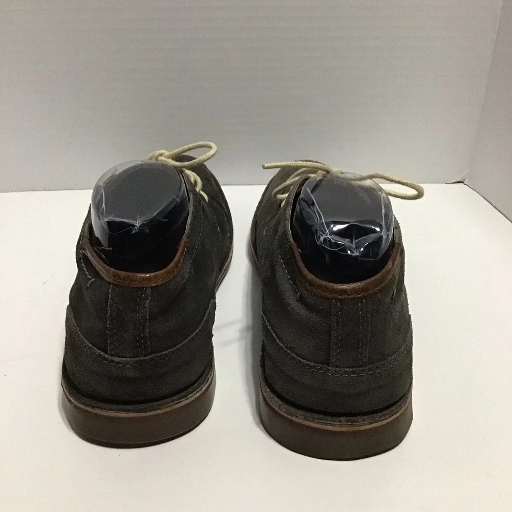 Kenneth Cole Reaction Size 9 Mens Leather Chukka Lace Up‎ Brown Dress Shoe